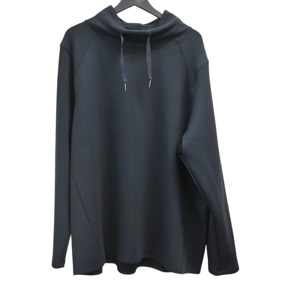 Spanx Very Black Airessentials Pullover Sweatshirt Size 3X